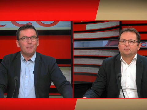 Le Président d'Investir en Finistère, Philippe Rouxel, chez Eco&Co, Tébéo